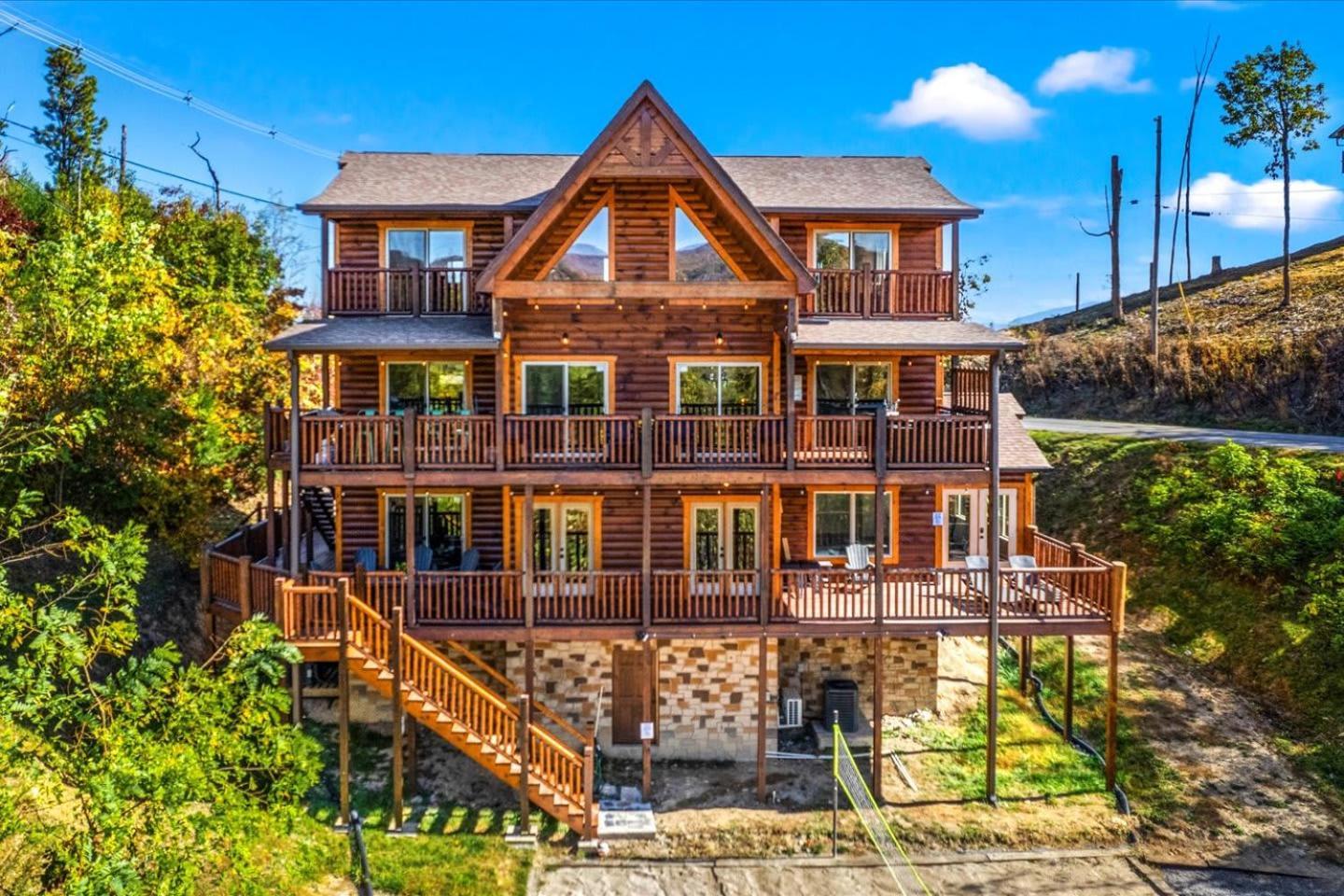 Indoor Pool, Volleyball Beach, Mountain View, Luxury Gatlinburg Kültér fotó